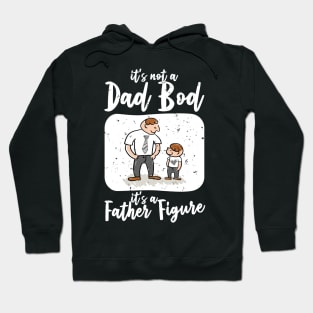 Dad Bod | White Text Funny Dad Hoodie